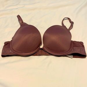 PINK Victoria Secret Maroon Push-up Bra 34B